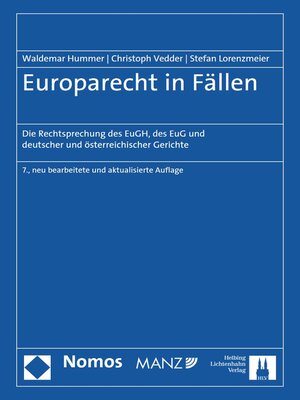 cover image of Europarecht in Fällen